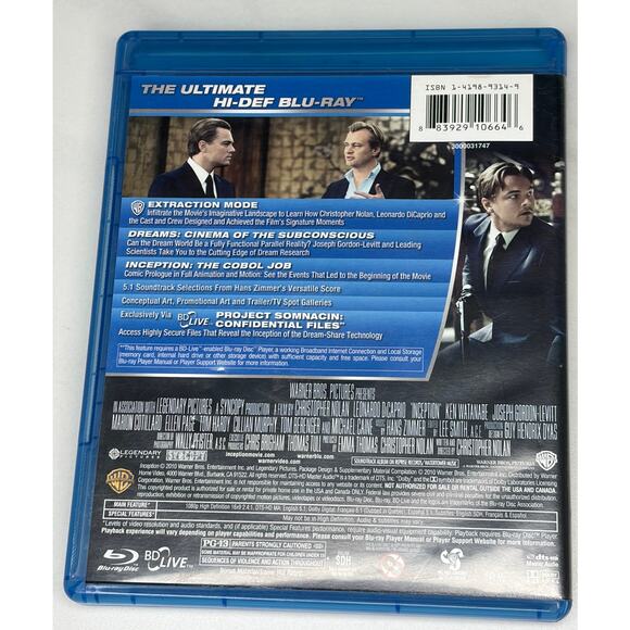 Inception (Blu-ray DVD, 3-Disc Set) - Picture 4 of 6